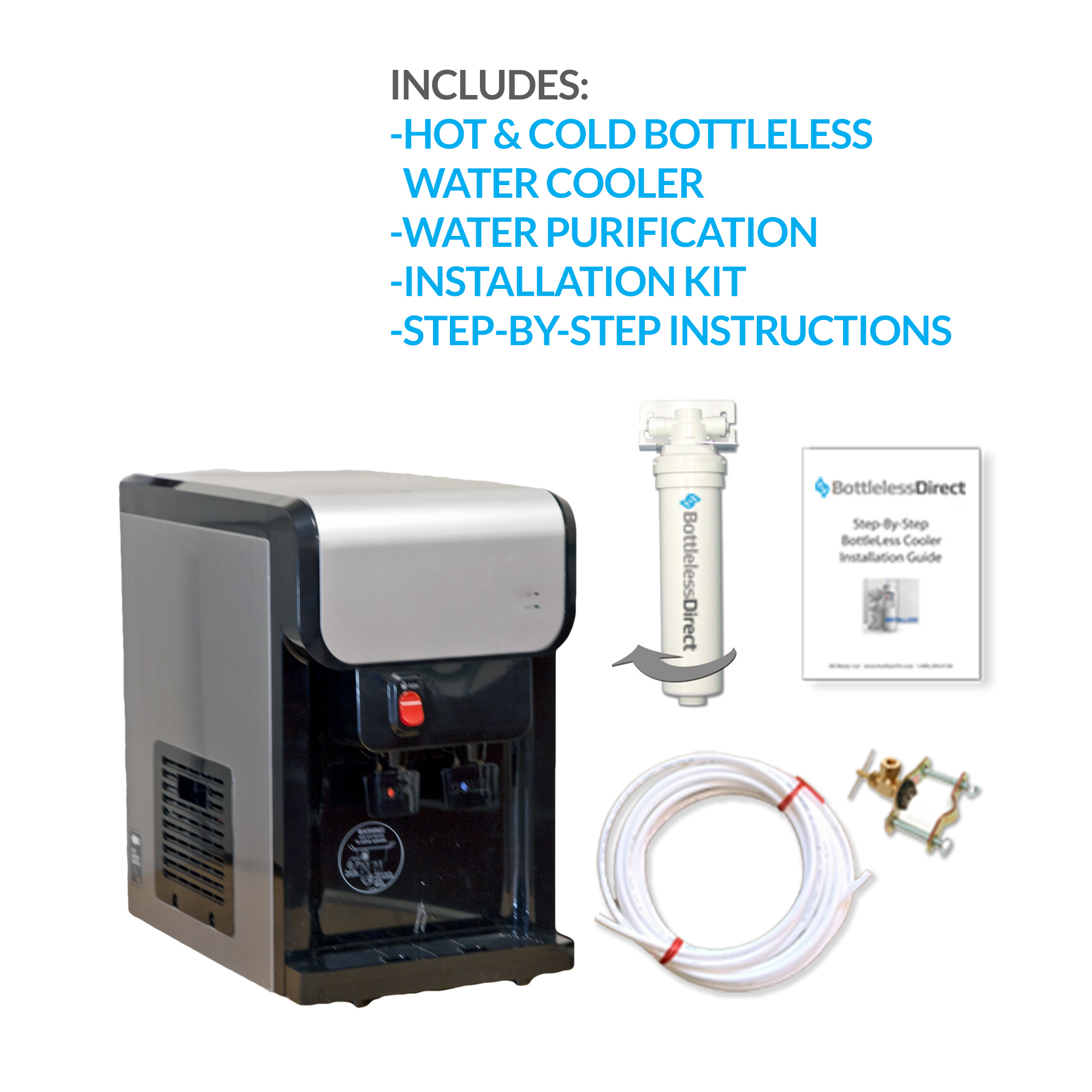 BDX1-CT Countertop BottleLess Water Cooler