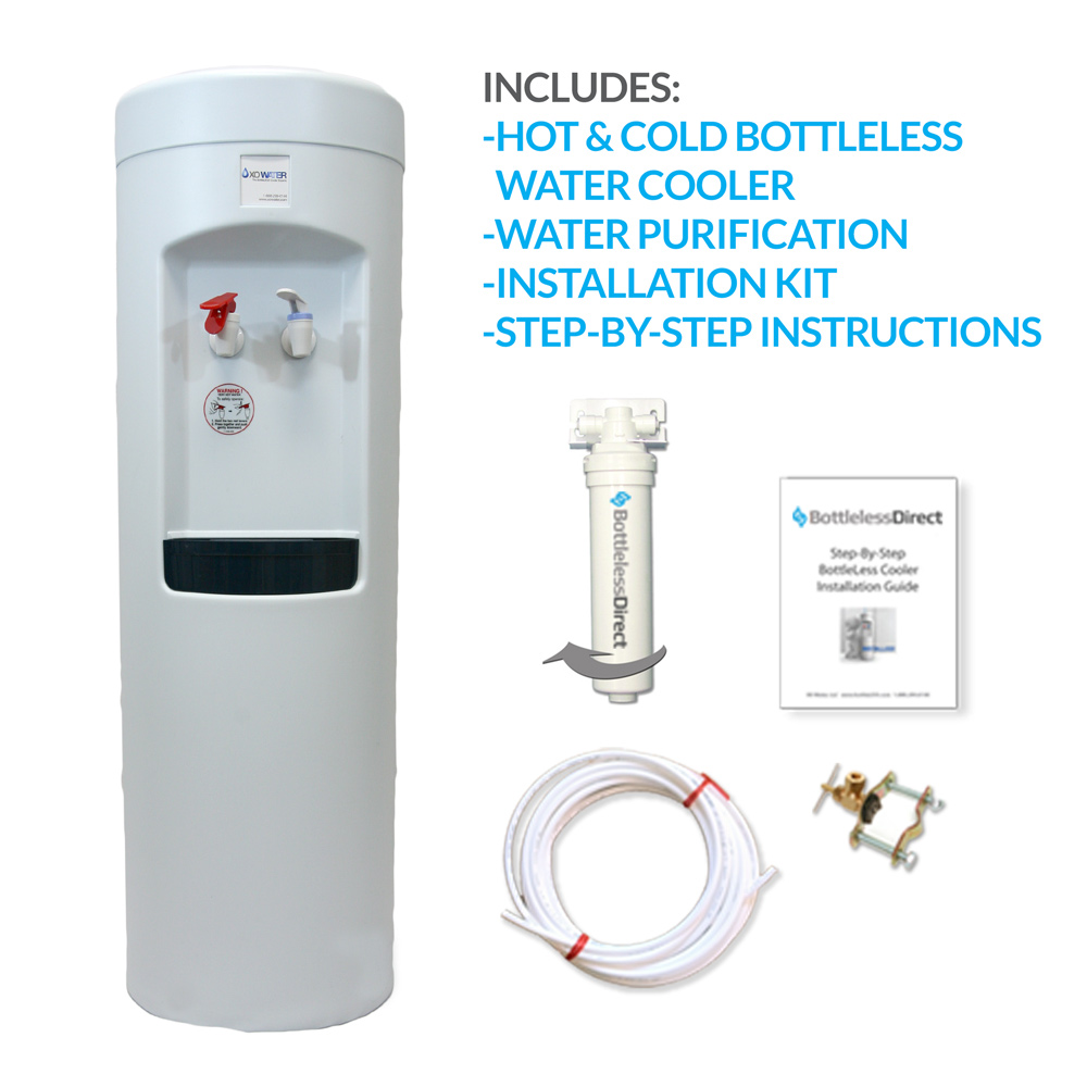 BDX1-W BottleLess Water Cooler - White
